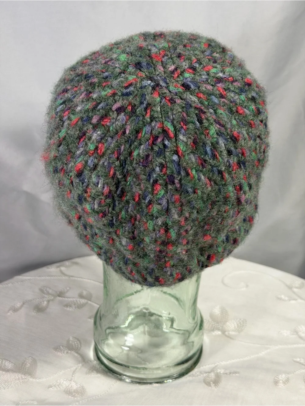 Vintage Blarney Woollen Mills Women's Alpaca Wool Blend Newsboy Women’s Hat Gray